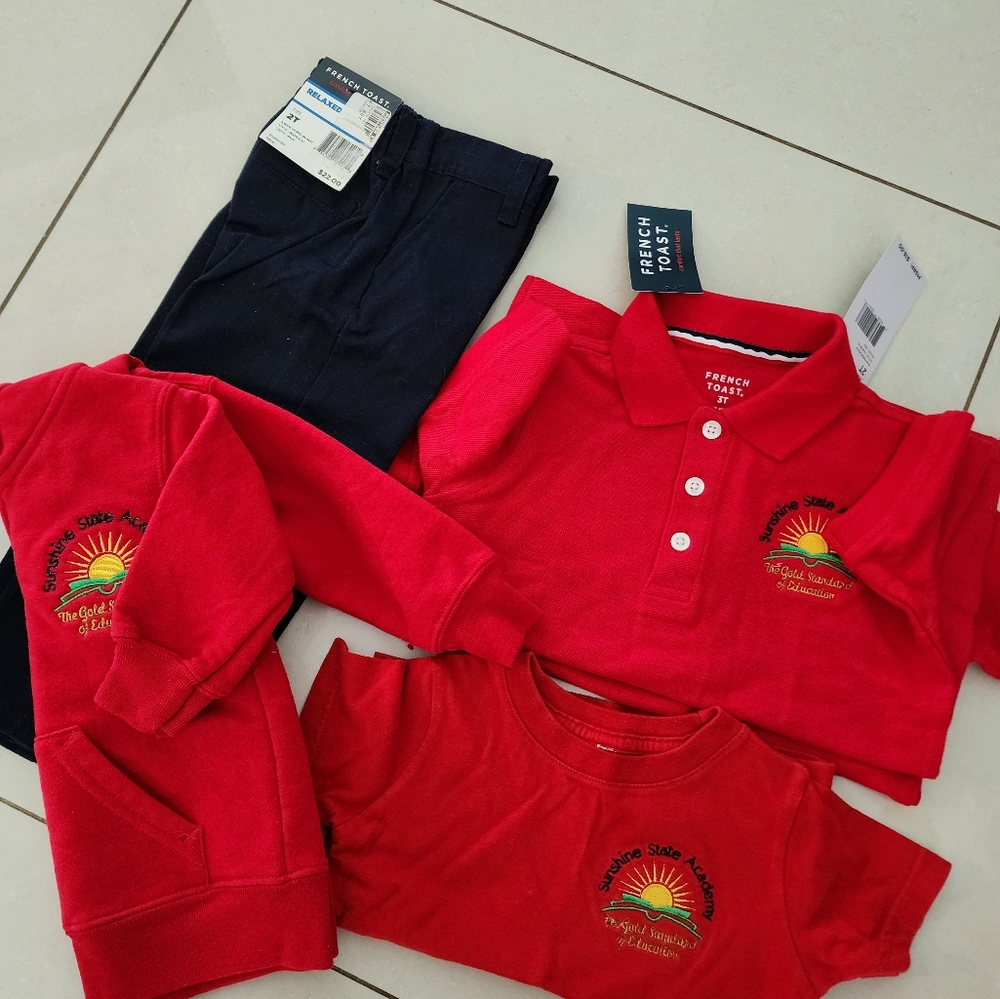 uniform for daycare Sunshine boys 2y.o and girls 4y.o